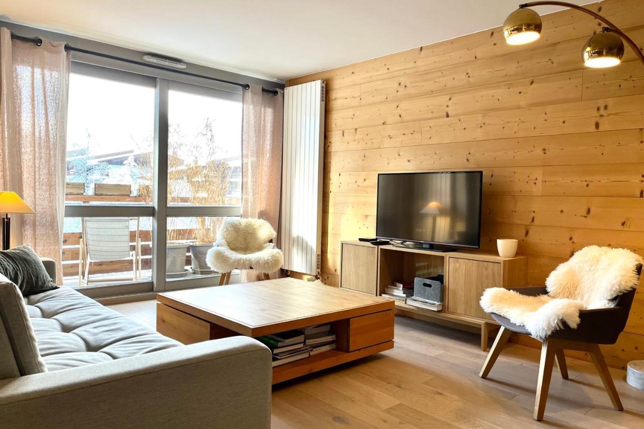 Modern Apt At The Foot Of The Slopes In Megève Dış mekan fotoğraf