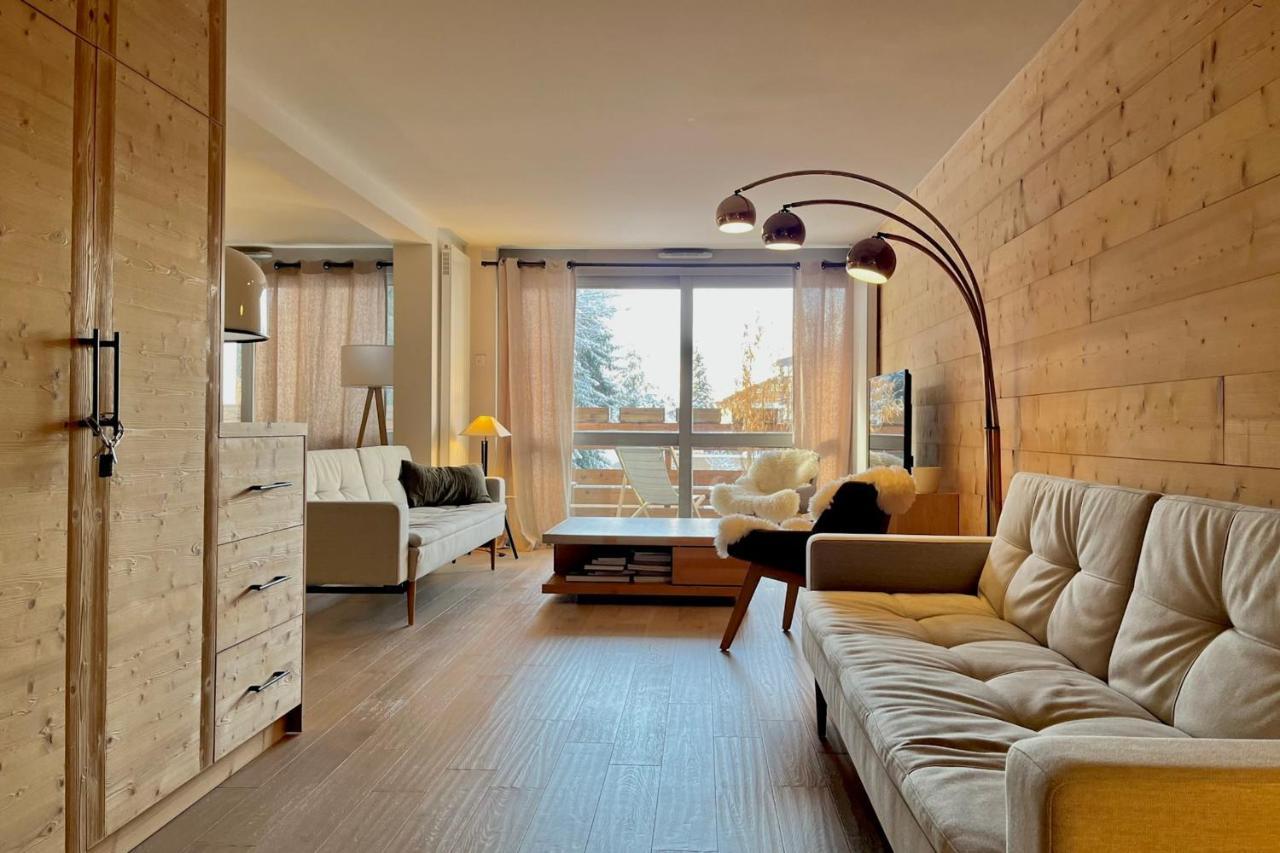 Modern Apt At The Foot Of The Slopes In Megève Dış mekan fotoğraf